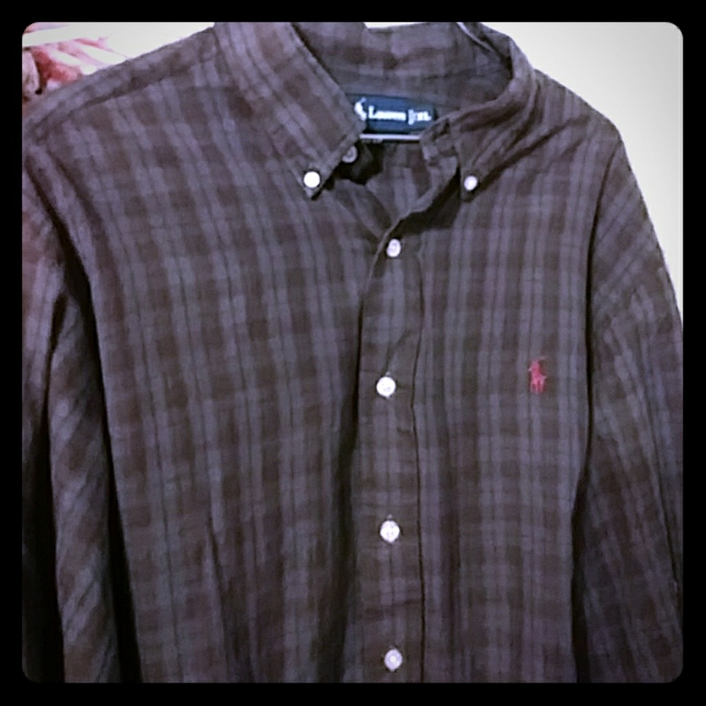 Polo Ralph Lauren Mens XL blue and red plaid